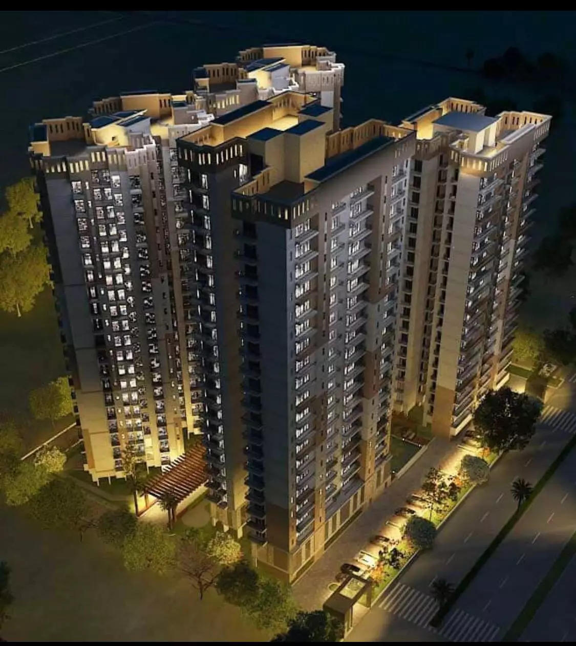 Rajhans Residency in noida extension main Parking