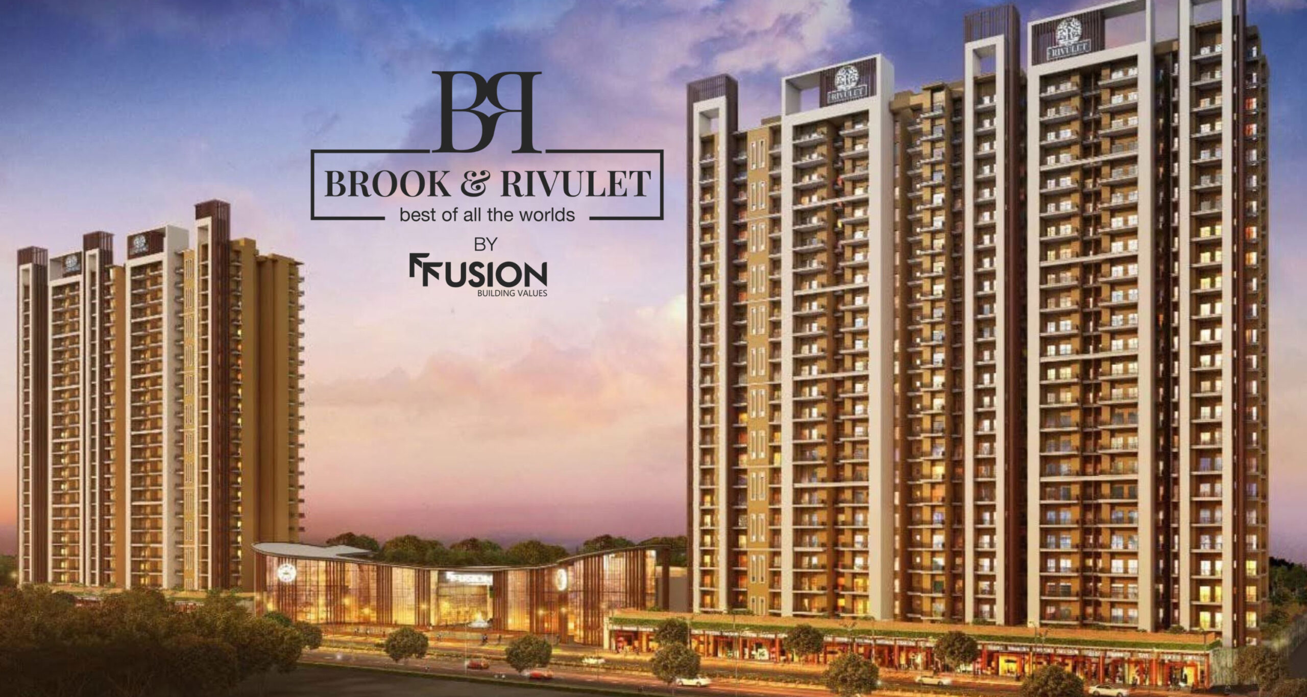 Fusion The Brook Noida Extension bulding picture