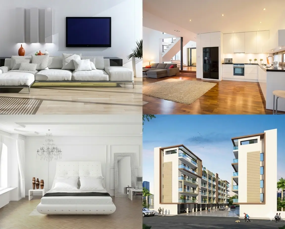 3-BHK-Low-Rise-Apartments-in-Noida Low rise apartments in Noida featuring 3 BHK flat with large living area