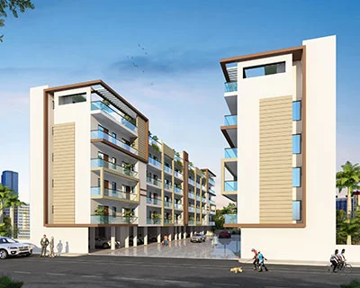 3-bhk-Low-rise-floor Premium low rise apartments in Noida with 3 BHK flat design